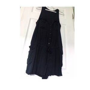 Navy blue romper from garage. Worn 1 time